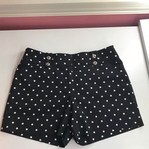 White House Black Market Dotted Shorts